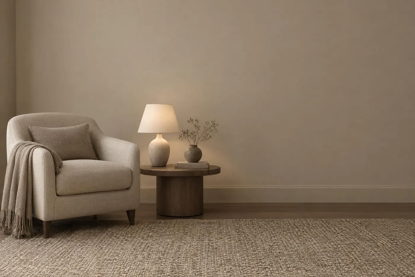 Brand Safe Neutrals: Six warm neutrals, pale to near-black, that sit under anybody's logo.