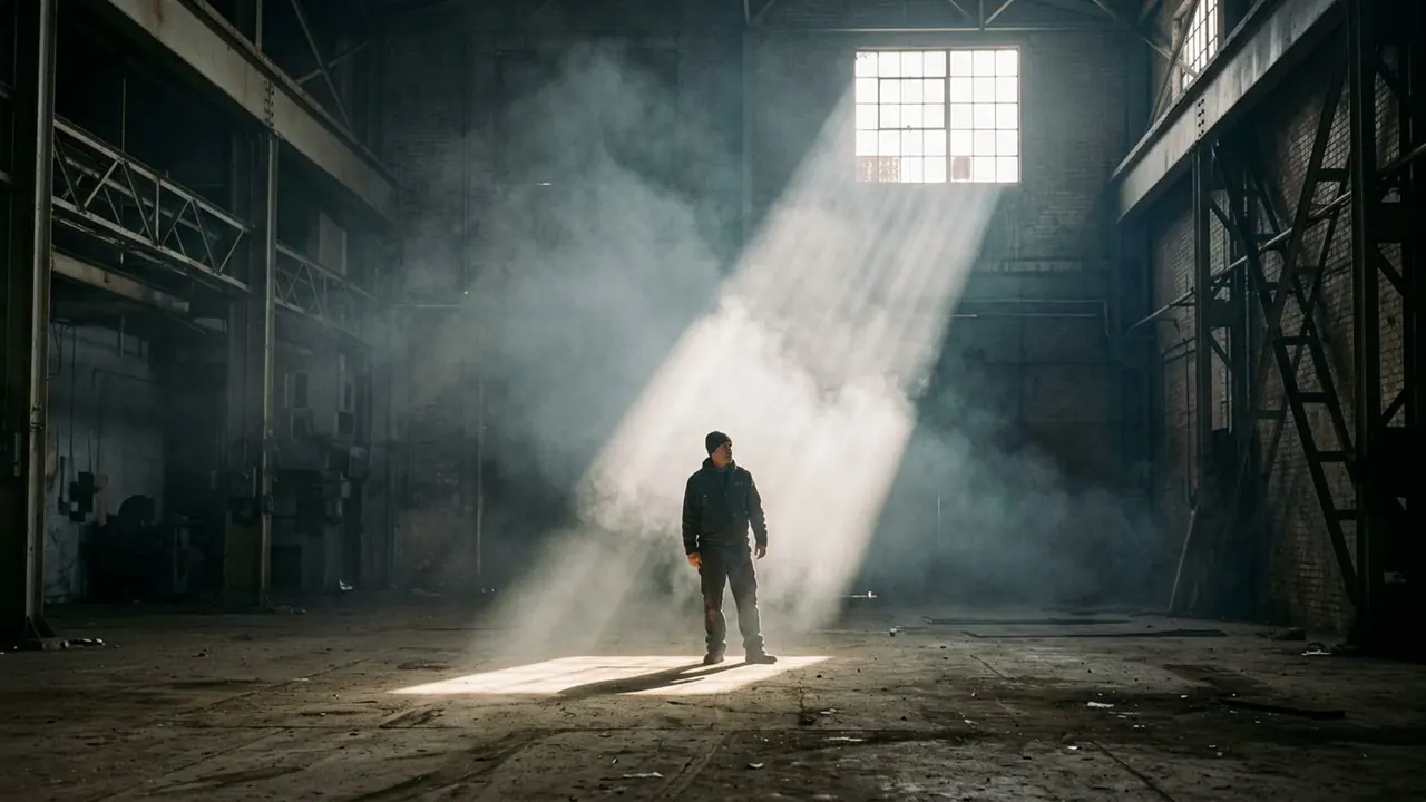 Smoke: Smoke rolls through the air and gives the light a body.