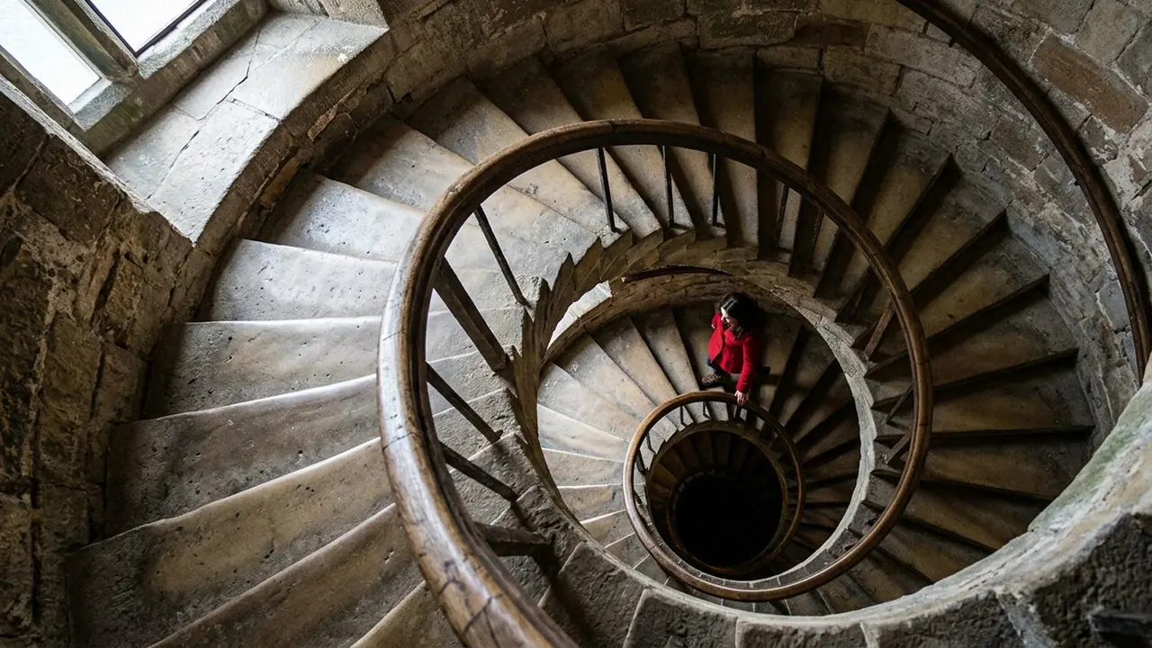Golden Ratio: The subject sits on a spiral proportion rather than on a simple grid.