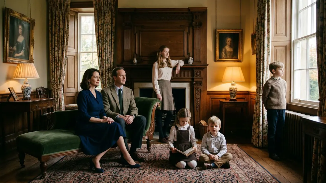 Tableau: Everything is arranged and held still, like a painting that happens to move.