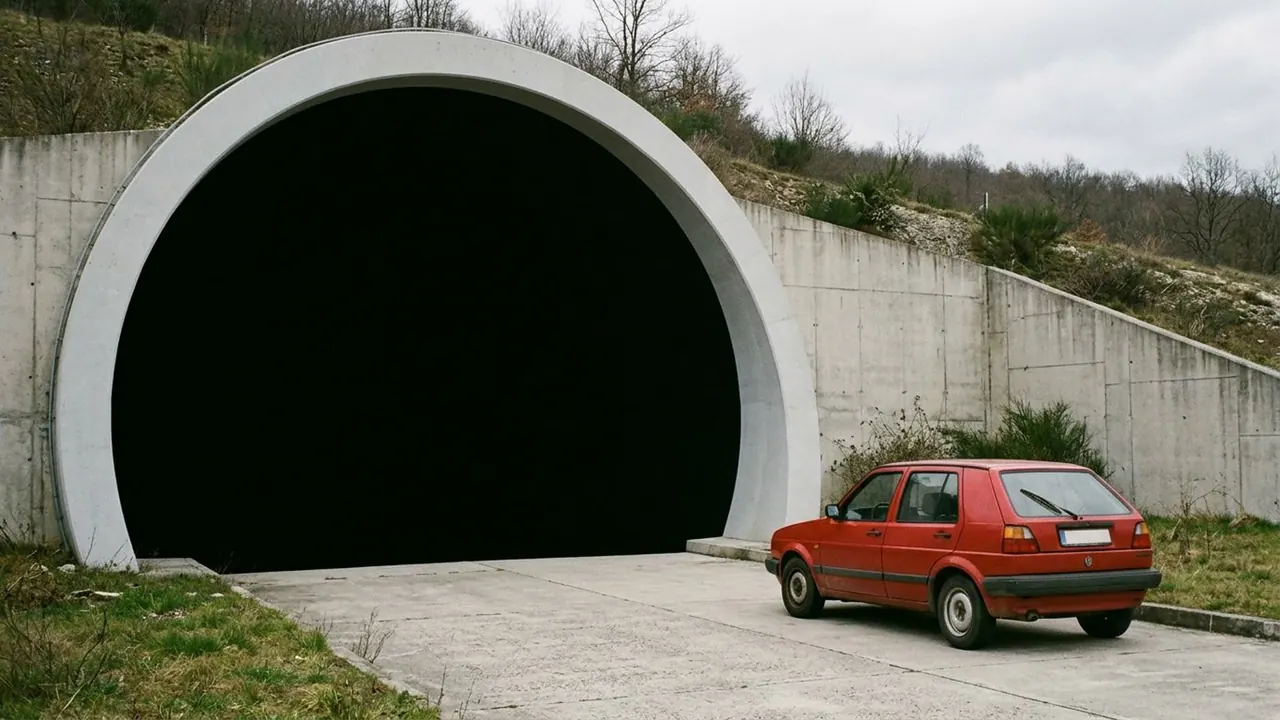 Void: A large emptiness sits in the frame and means something.