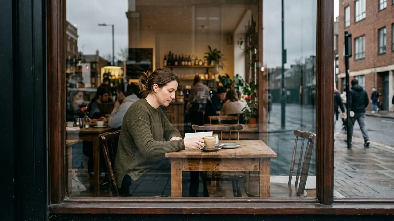 Windows: A window frames the subject and separates inside from out.