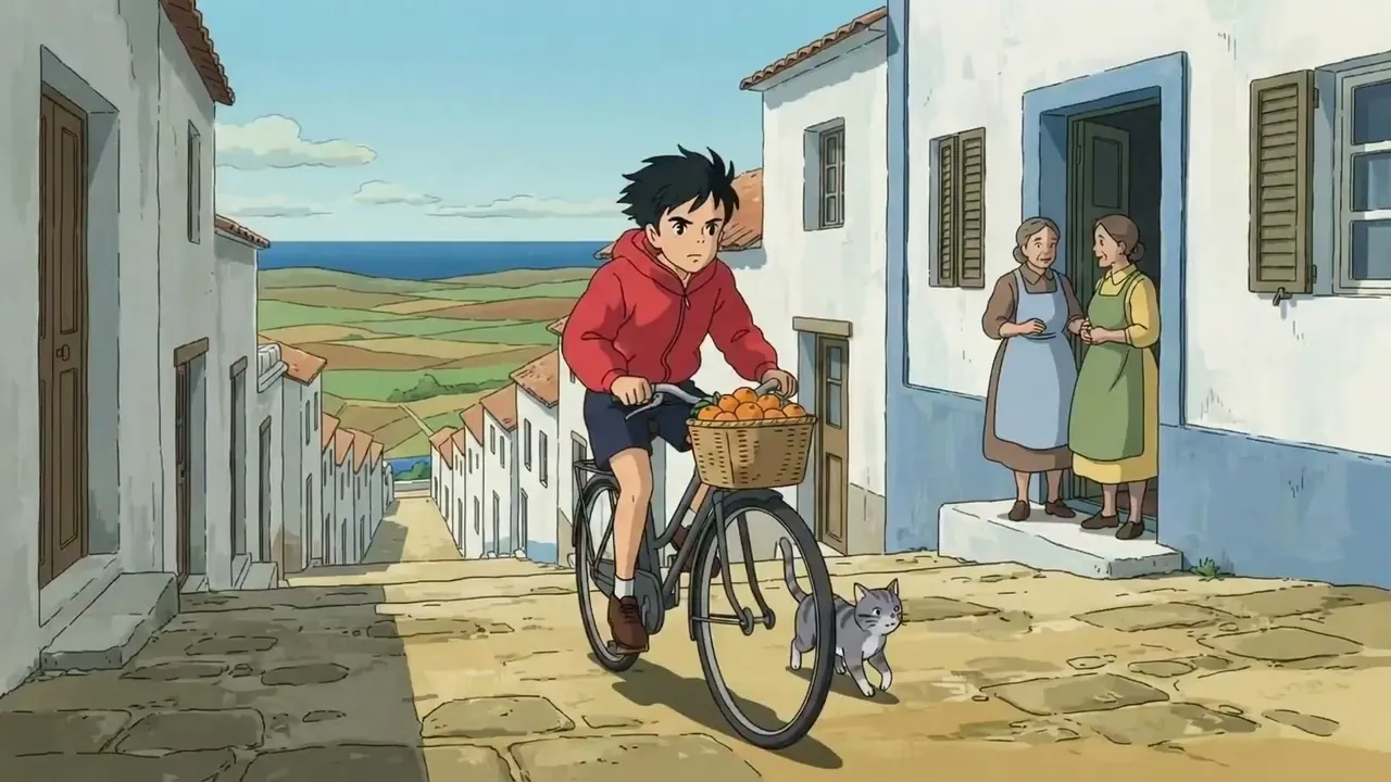 Animation: The frame is drawn rather than photographed.
