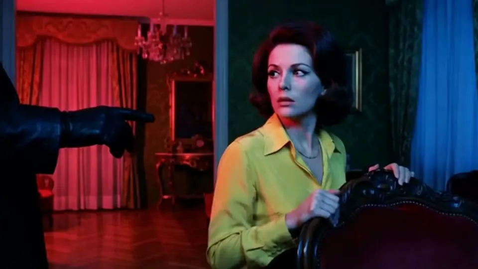 Giallo: Saturated primary light, high style and a threat you only glimpse.