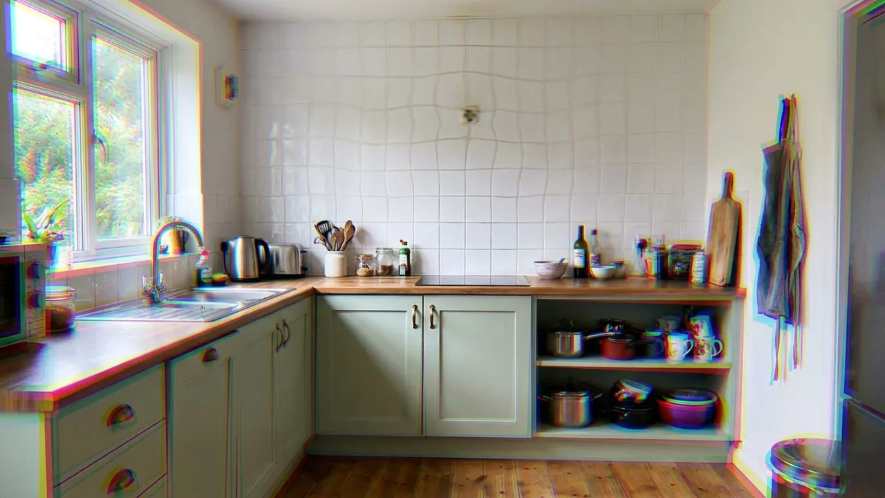 Altered State: The image bends to show that perception itself is off.