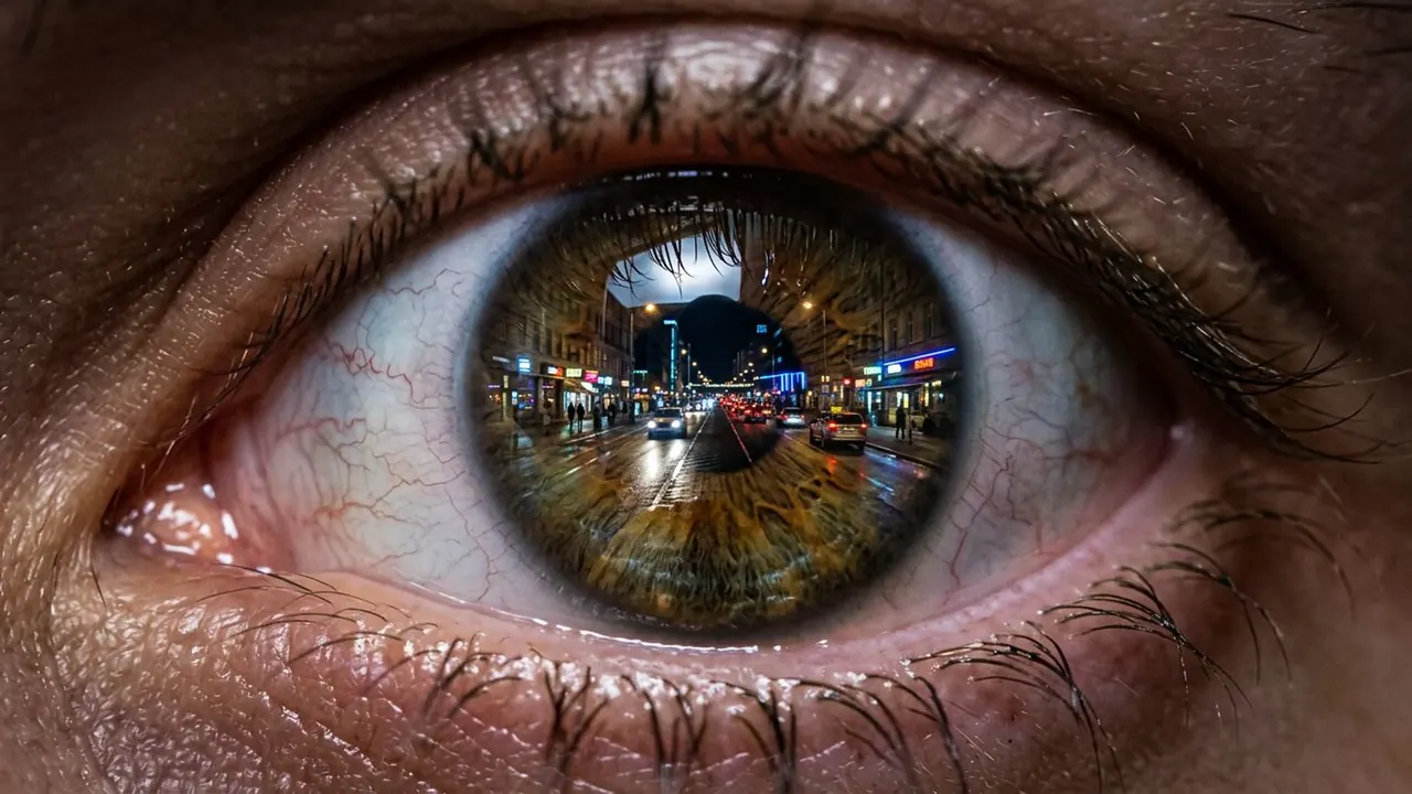 Cyclope: A single enormous eye dominates, often with a scene inside it.