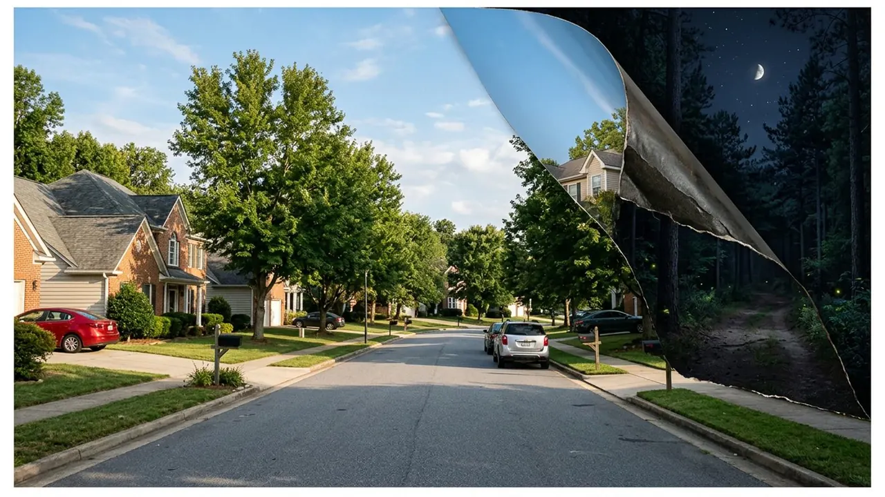 Sticker Peel: The image lifts at a corner like a sticker, showing another beneath.