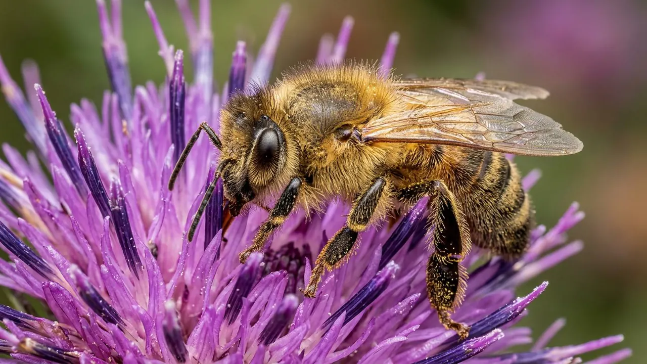 Macro: The lens focuses so close that a small thing fills the frame.