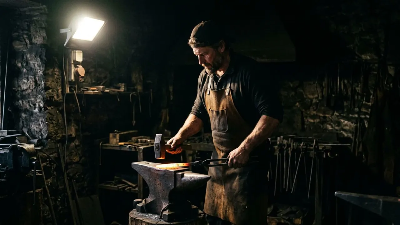 Key Light: One main light does most of the work and sets the shape.