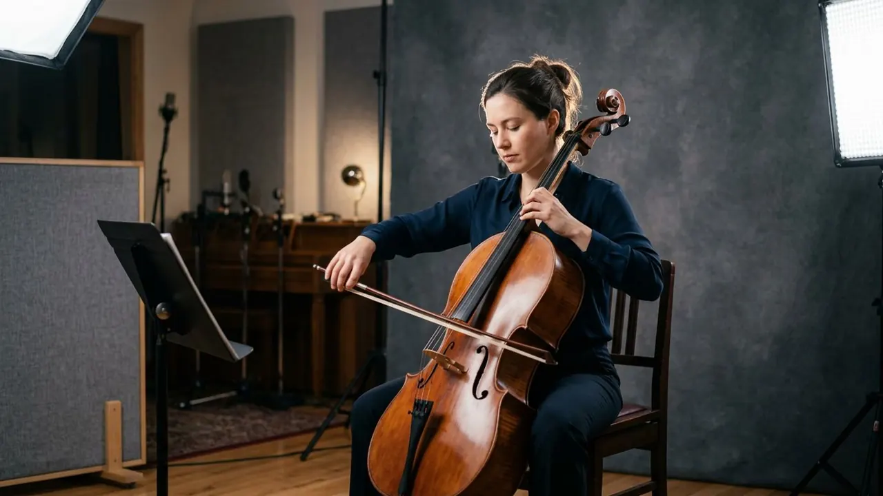 Three-Point Lighting: A key, a fill and a back light shape the subject in the standard way.