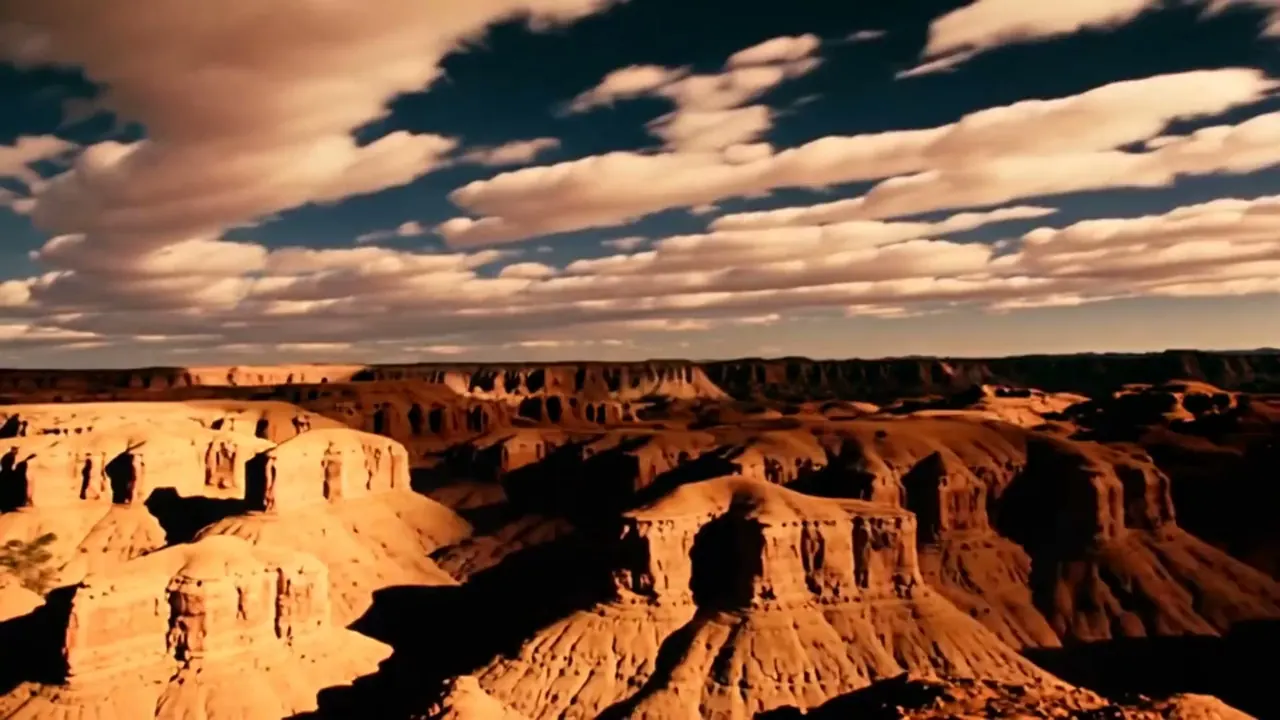 Timelapse Landscape: Cloud and light race across terrain that does not move.