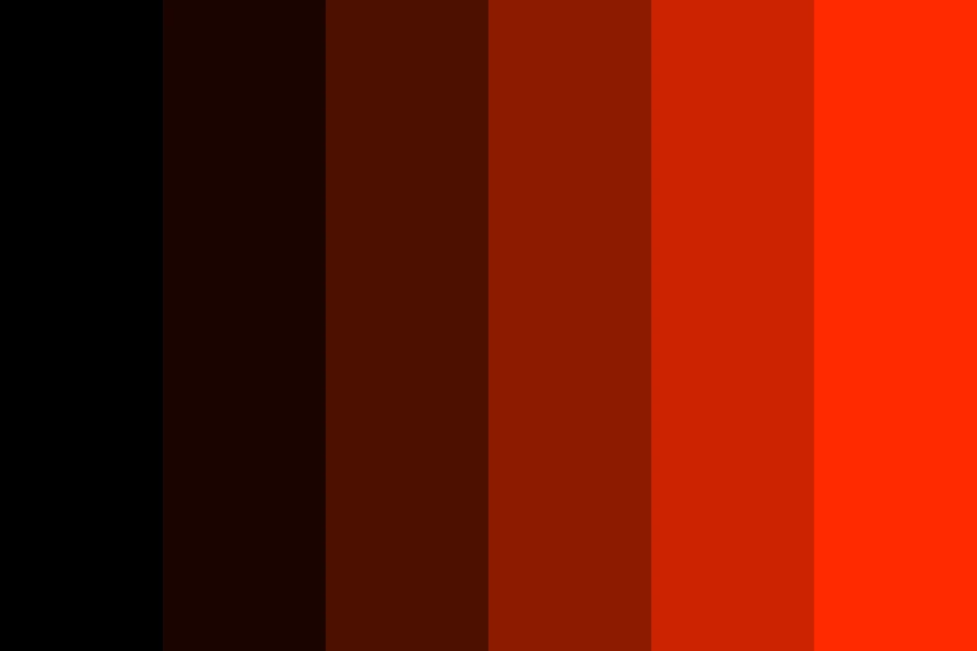 Night Safe Red: Deep reds on pure black, so a reader keeps their dark adapted eyes.