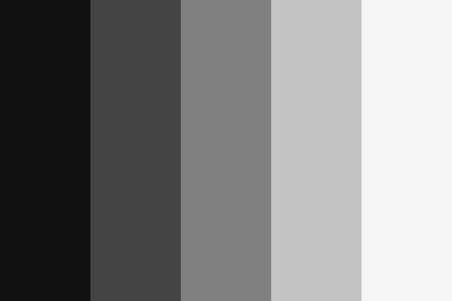 Achromatic: No hue at all. Black, white and the greys between them.