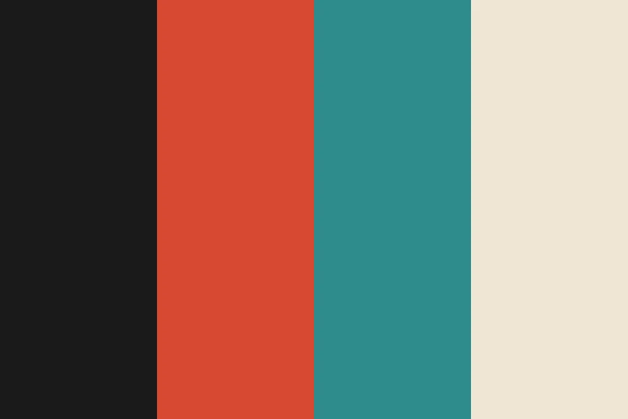 Limited Palette: A small fixed set of colours, chosen freely and then strictly obeyed.