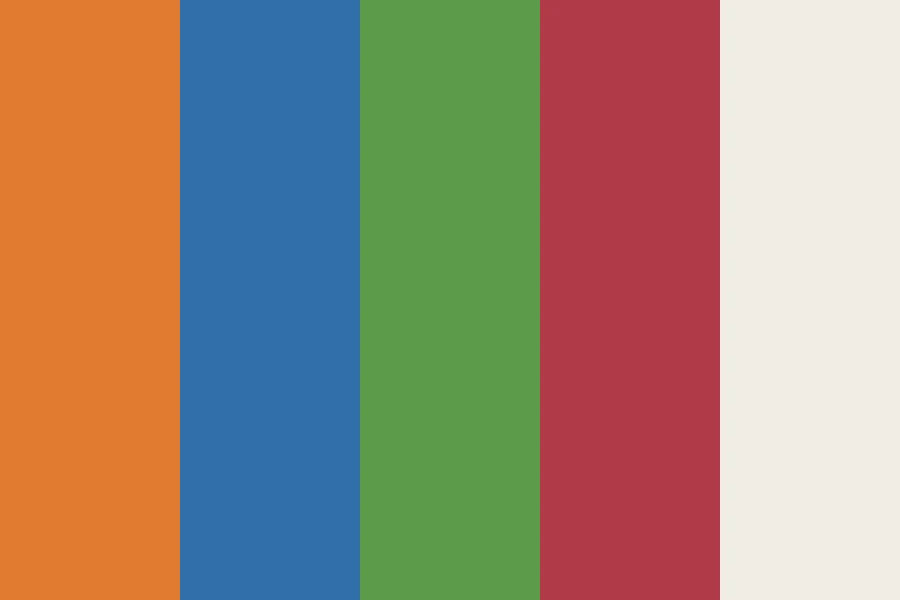 Tetradic: Two complementary pairs at once. The richest scheme, and the hardest to hold.