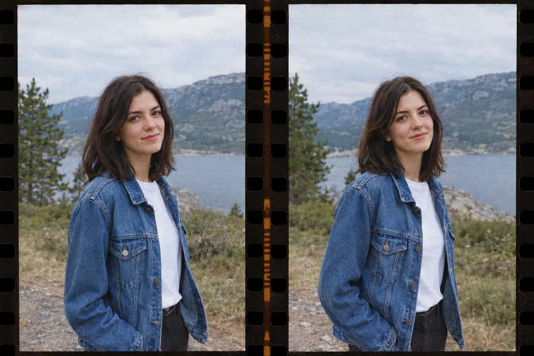 Half frame: Half of a 35mm frame: an 18mm by 24mm upright picture, 72 to a roll, with the grain twice the size.