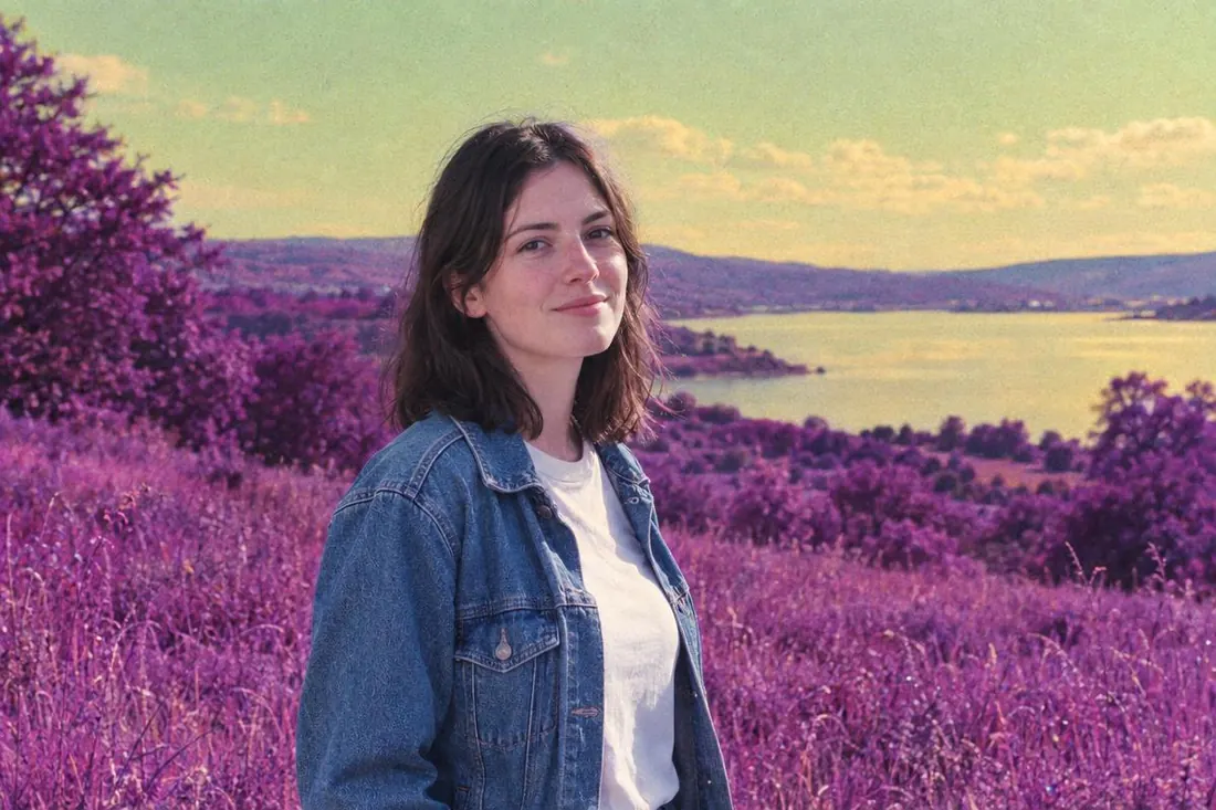 LomoChrome Purple: A colour shift film: every green leaf comes back magenta and purple.