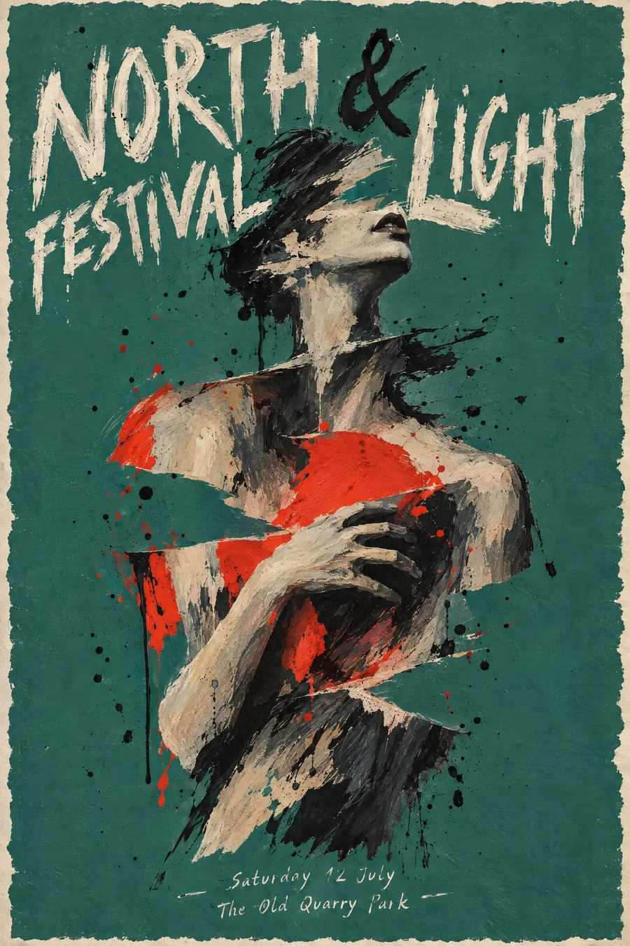 Polish Poster School: A painted metaphor instead of the film: one strange image, hand lettering, and no stars.