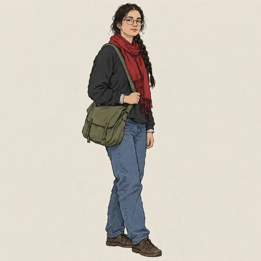 Rotoscope: Live action traced by hand, so real proportion and real weight sit under a drawn line.