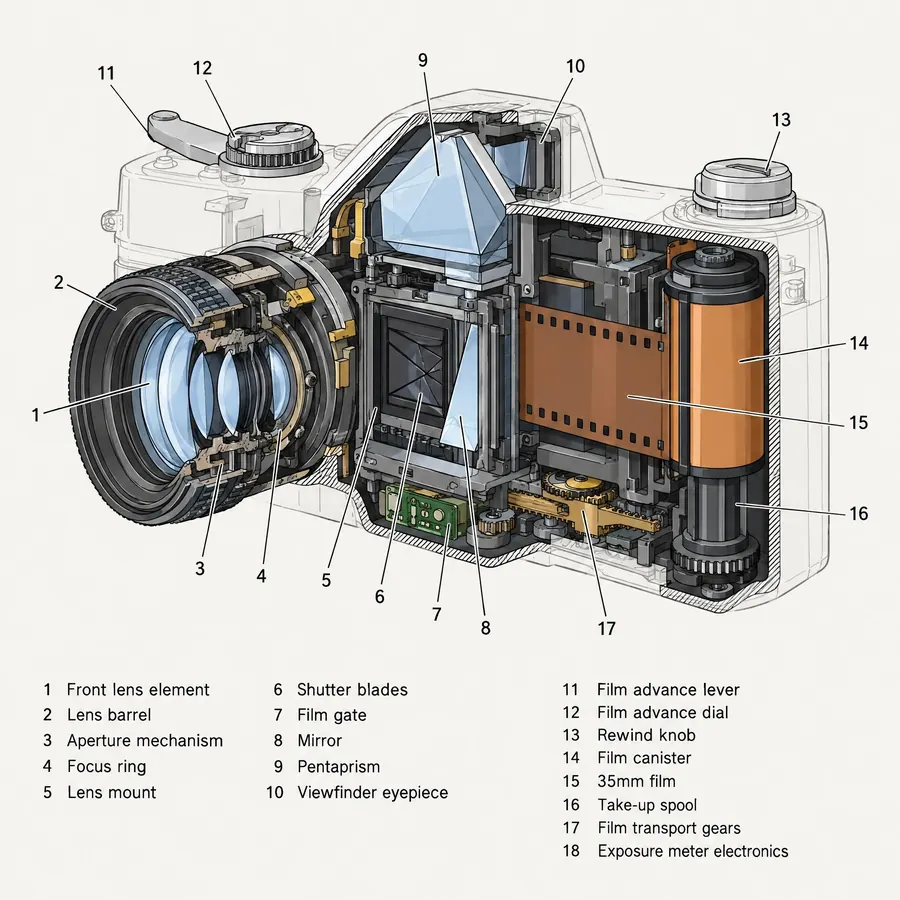 Cutaway: The outer shell opened or made transparent, so the inside is visible in place.